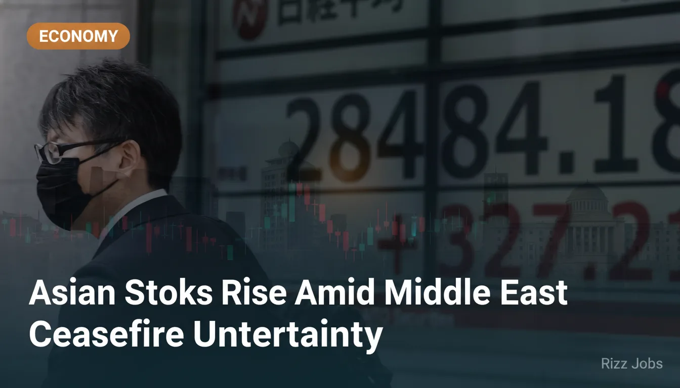 Asian Stocks Rise Amid Middle East Ceasefire Uncertainty — Rizz Jobs