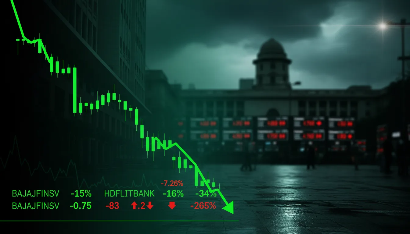 Bajaj Finserv, HDFC Bank Lead Sensex Stocks at 52-Week Lows — Rizz Jobs