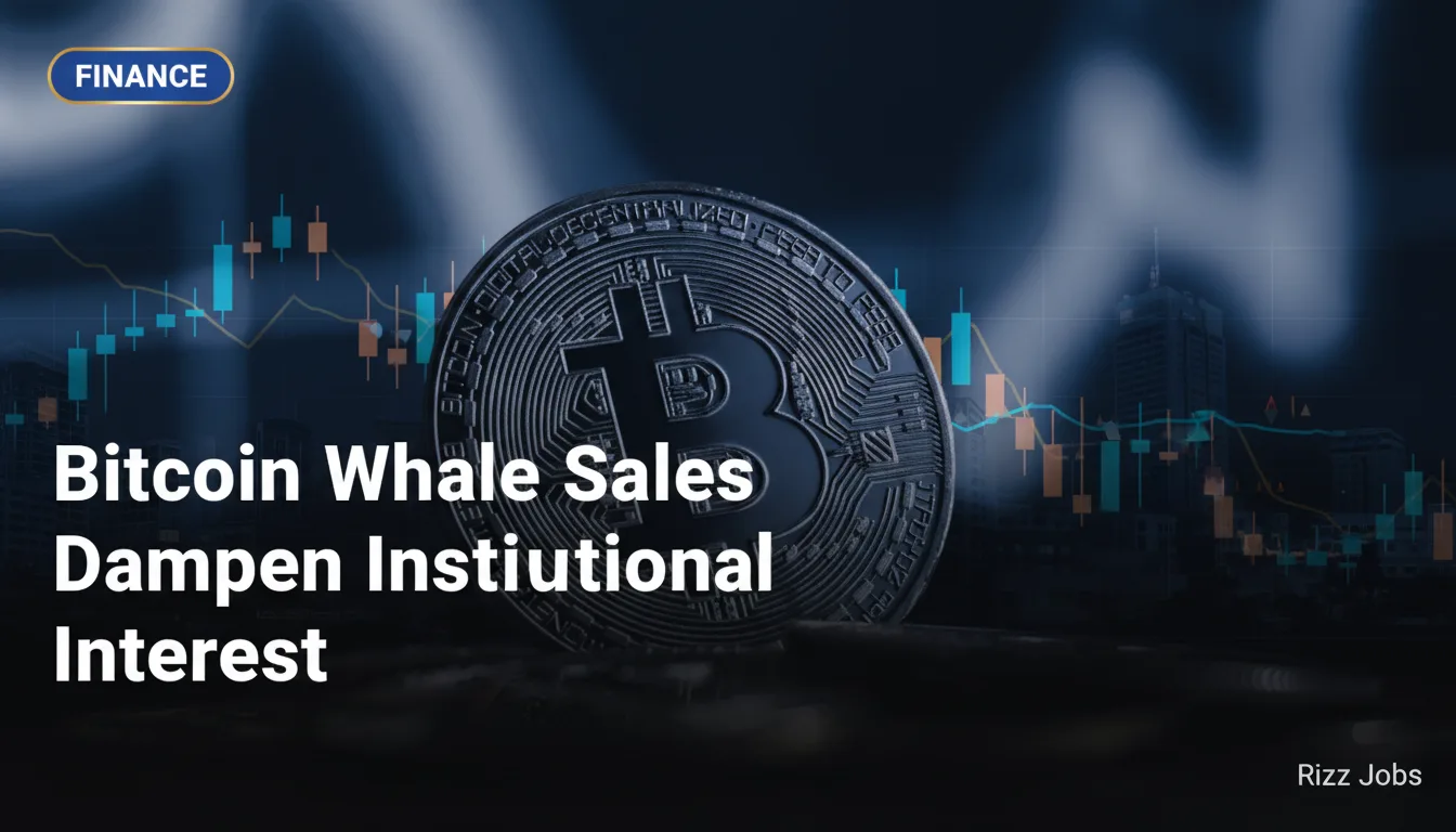 Bitcoin Whale Sales Dampen Institutional Interest — Rizz Jobs