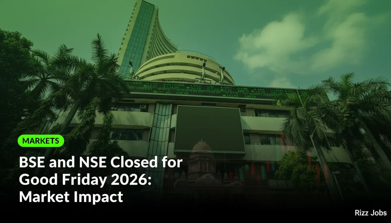 BSE and NSE Closed for Good Friday 2026: Market Impact — Rizz Jobs