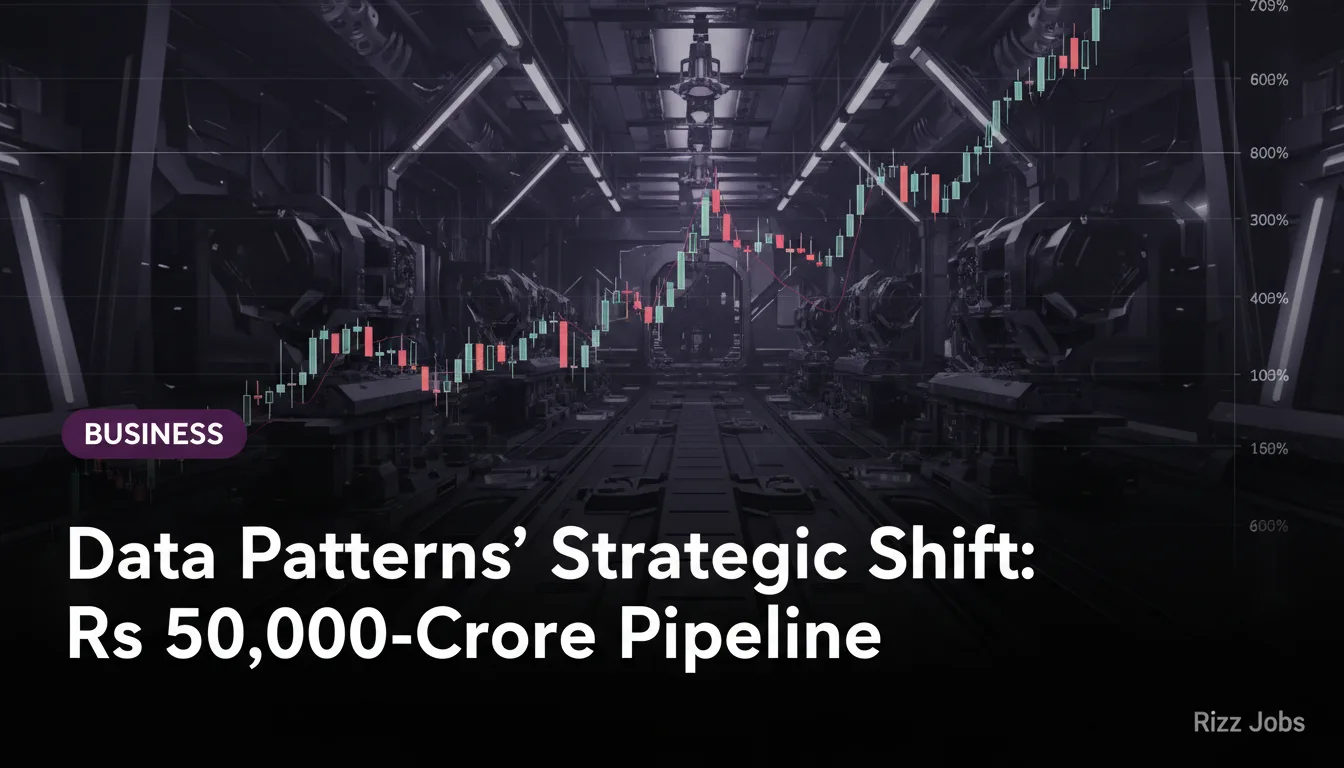 Data Patterns' Strategic Shift: Rs 50,000-Crore Pipeline — Rizz Jobs