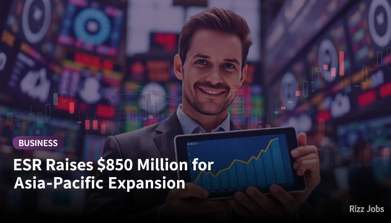 ESR Raises $850 Million for Asia-Pacific Expansion — Rizz Jobs