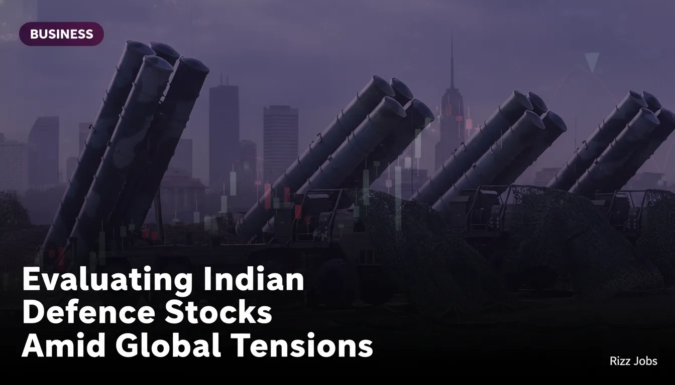 Evaluating Indian Defence Stocks Amid Global Tensions — Rizz Jobs