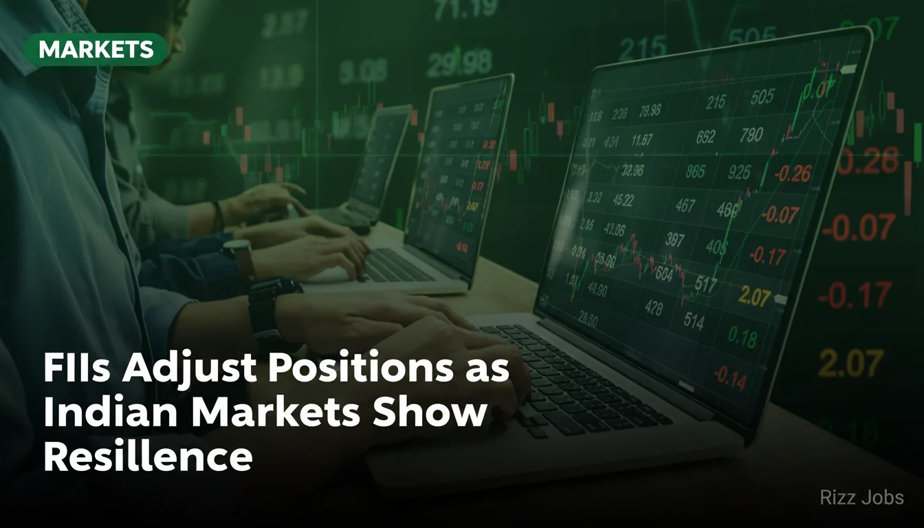 FIIs Adjust Positions as Indian Markets Show Resilience — Rizz Jobs