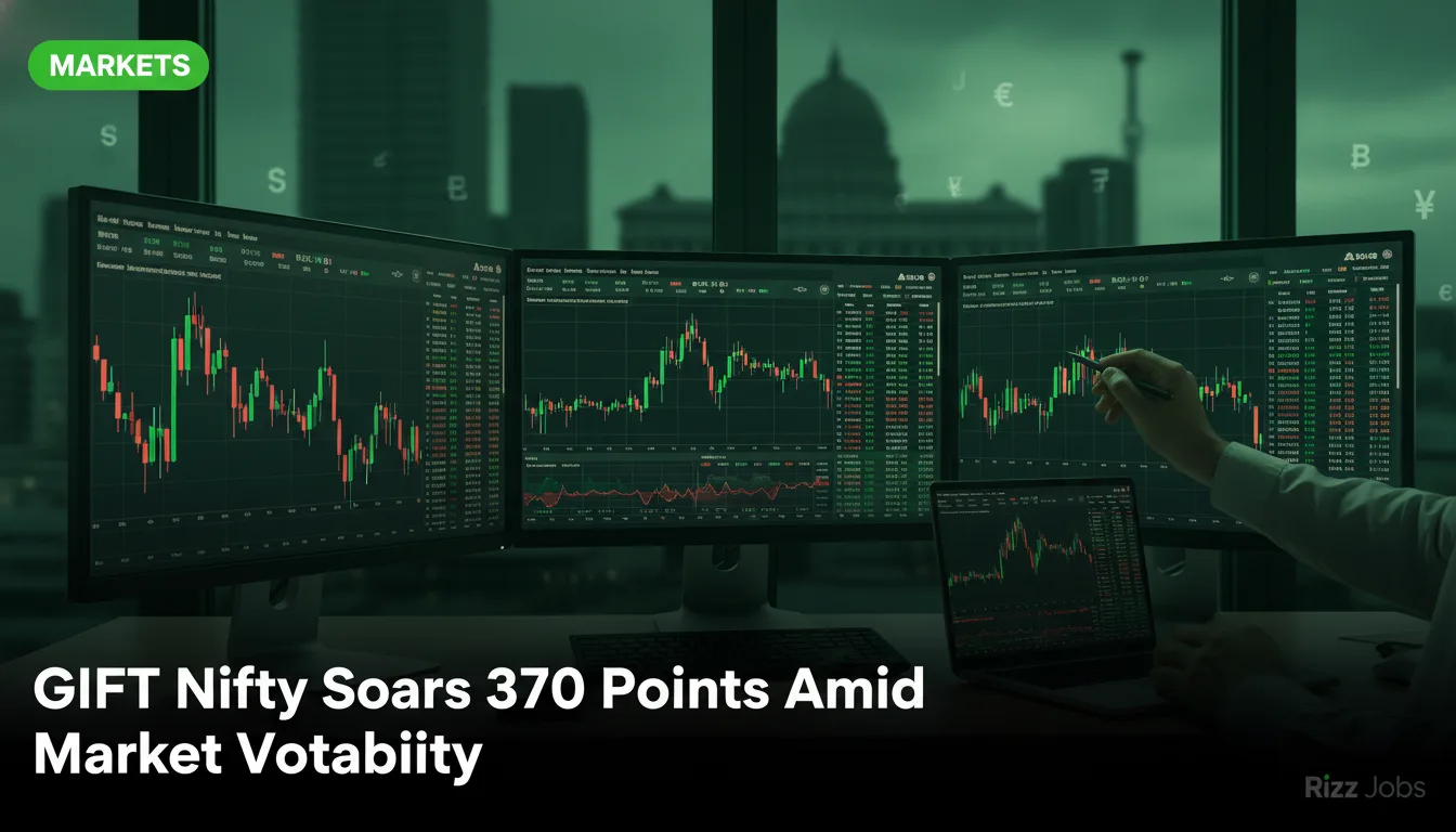 GIFT Nifty Soars 370 Points Amid Market Volatility — Rizz Jobs