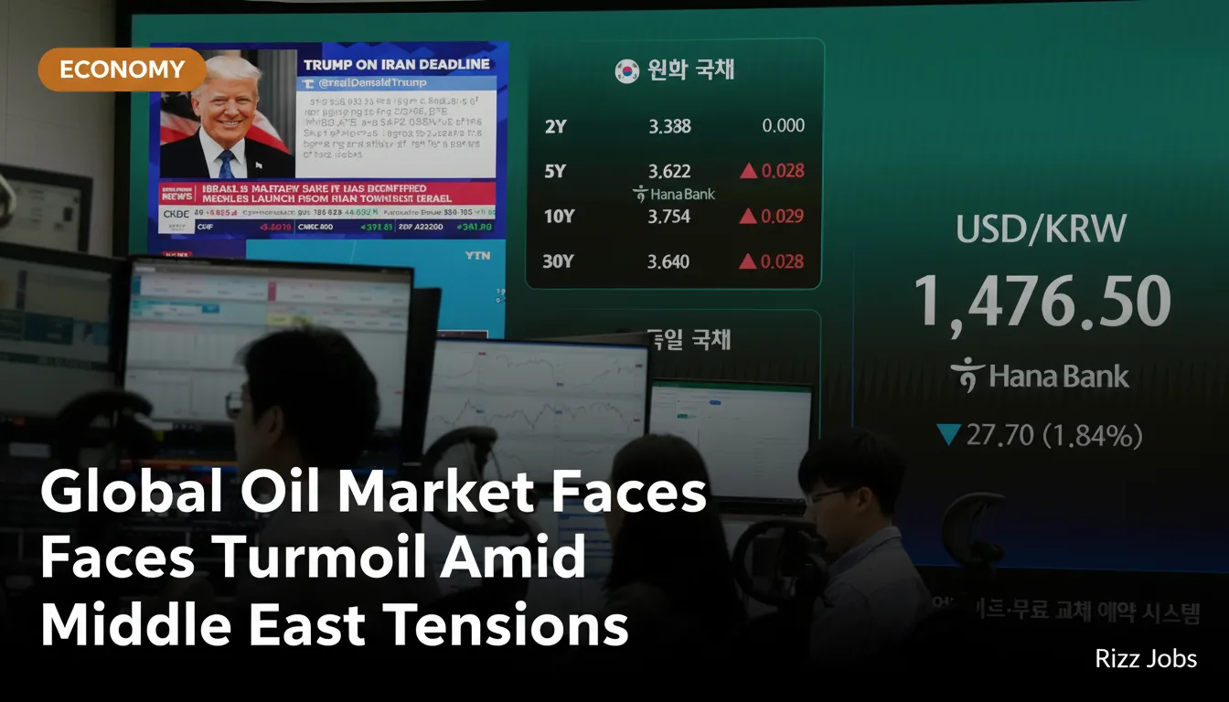 Global Oil Market Faces Turmoil Amid Middle East Tensions — Rizz Jobs