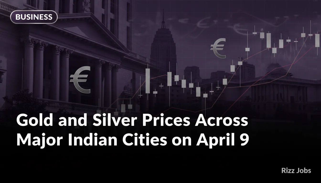 Gold and Silver Prices Across Major Indian Cities on April 9 — Rizz Jobs