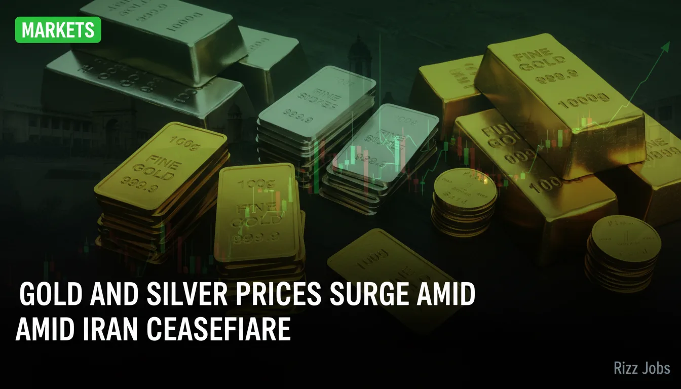 Gold and Silver Prices Surge Amid Iran Ceasefire — Rizz Jobs