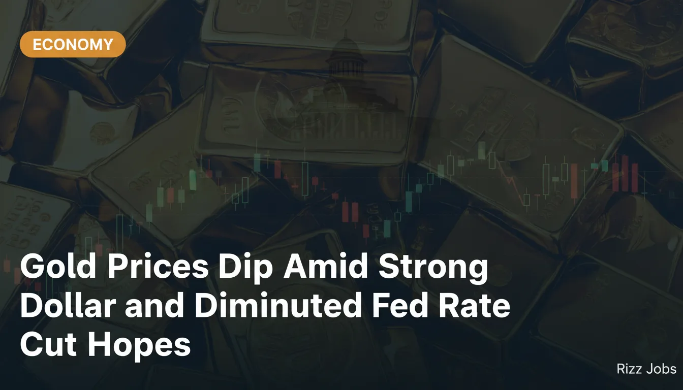 Gold Prices Dip Amid Strong Dollar and Diminished Fed Rate Cut Hopes — Rizz Jobs
