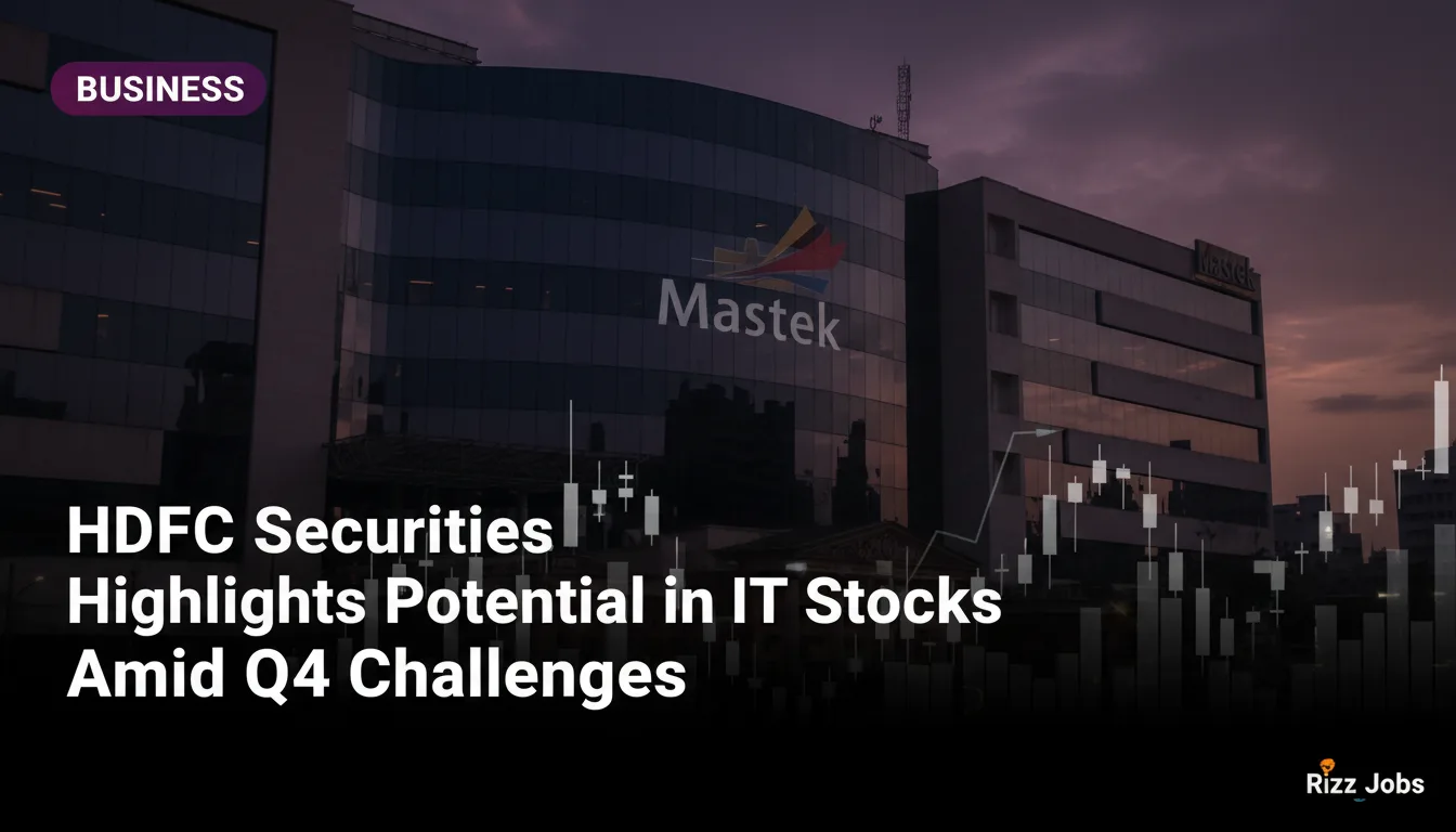 HDFC Securities Highlights Potential in IT Stocks Amid Q4 Challenges — Rizz Jobs