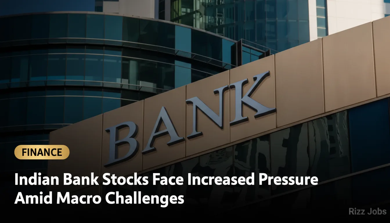 Indian Bank Stocks Face Increased Pressure Amid Macro Challenges — Rizz Jobs