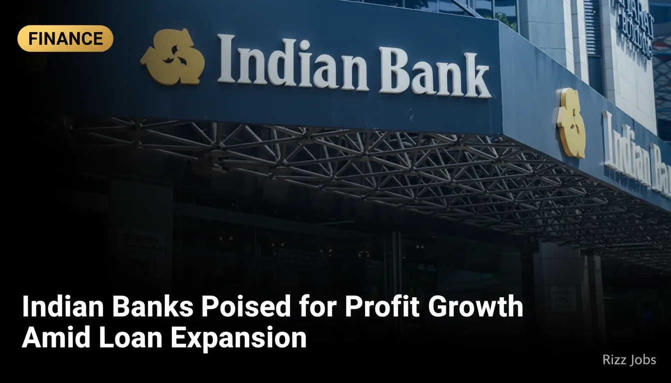 Indian Banks Poised for Profit Growth Amid Loan Expansion — Rizz Jobs