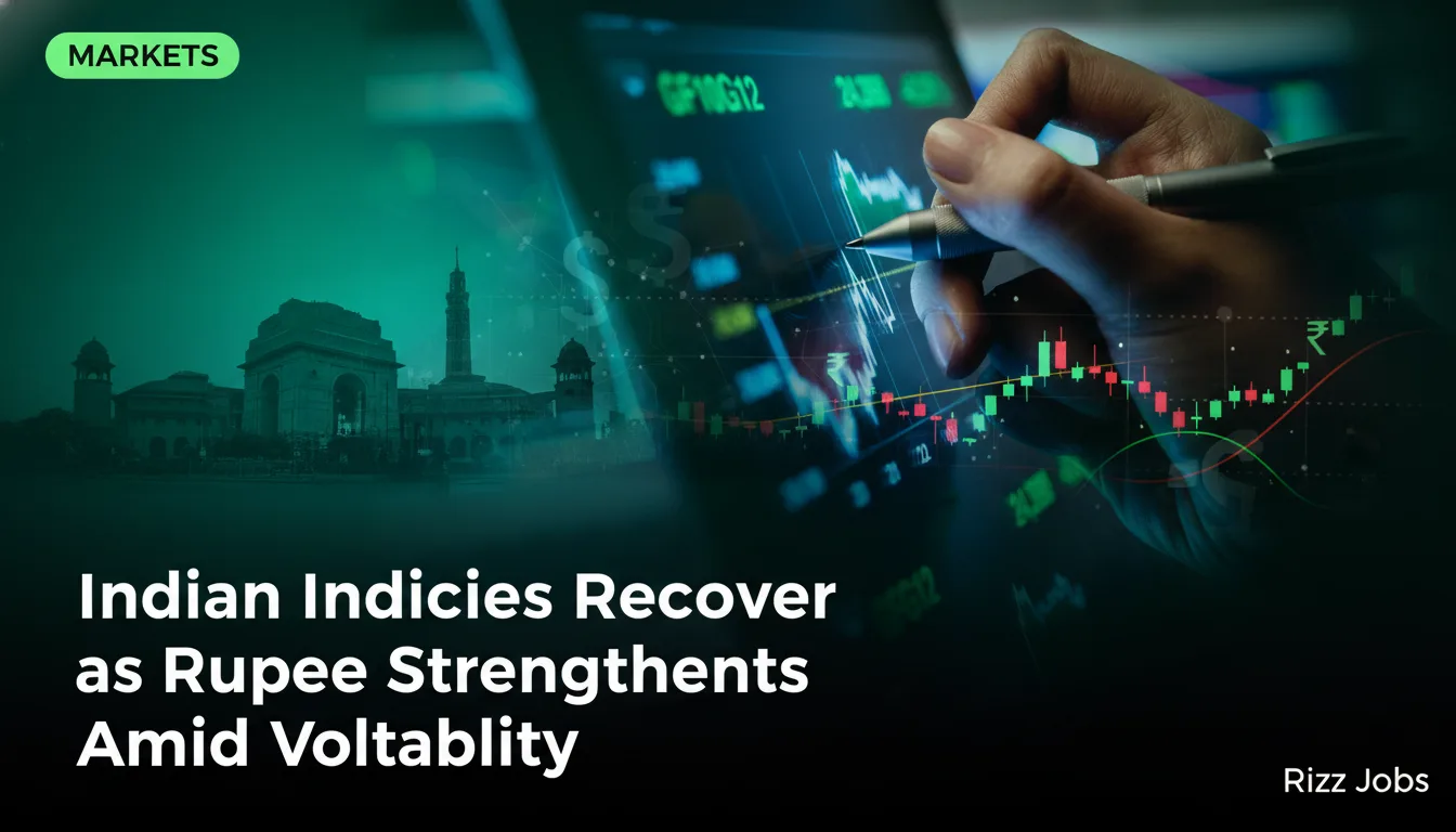 Indian Indices Recover as Rupee Strengthens Amid Volatility — Rizz Jobs