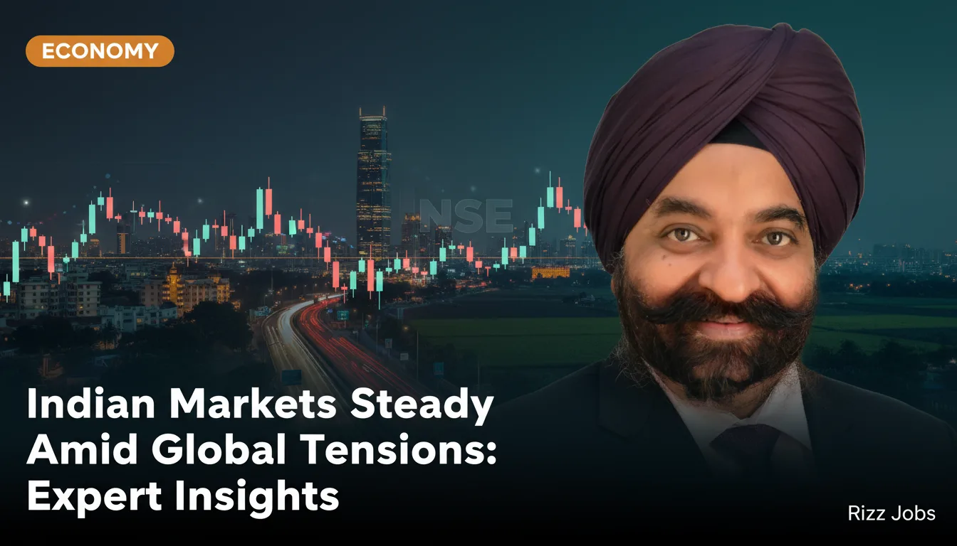 Indian Markets Steady Amid Global Tensions: Expert Insights — Rizz Jobs