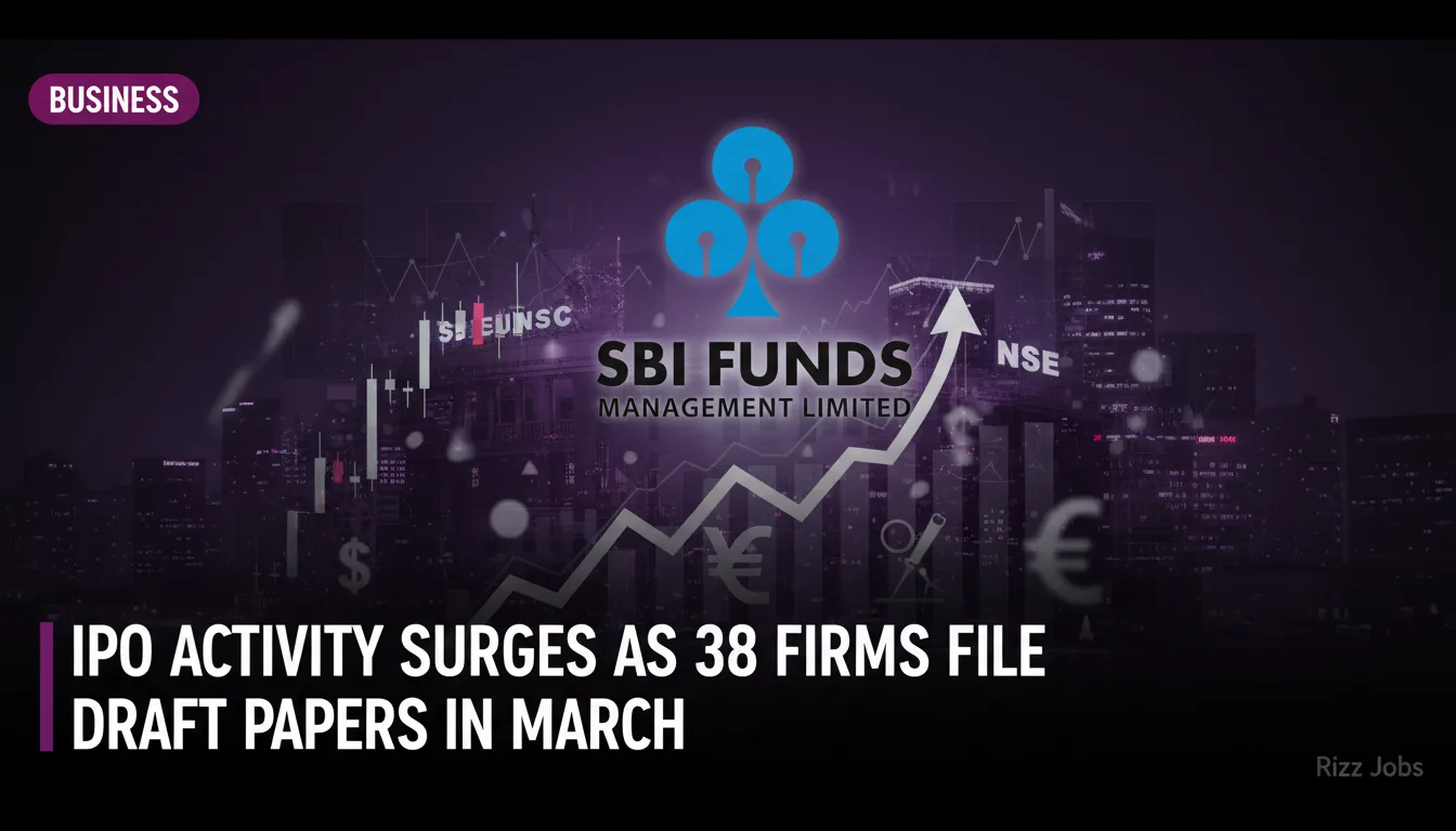 IPO Activity Surges as 38 Firms File Draft Papers in March — Rizz Jobs