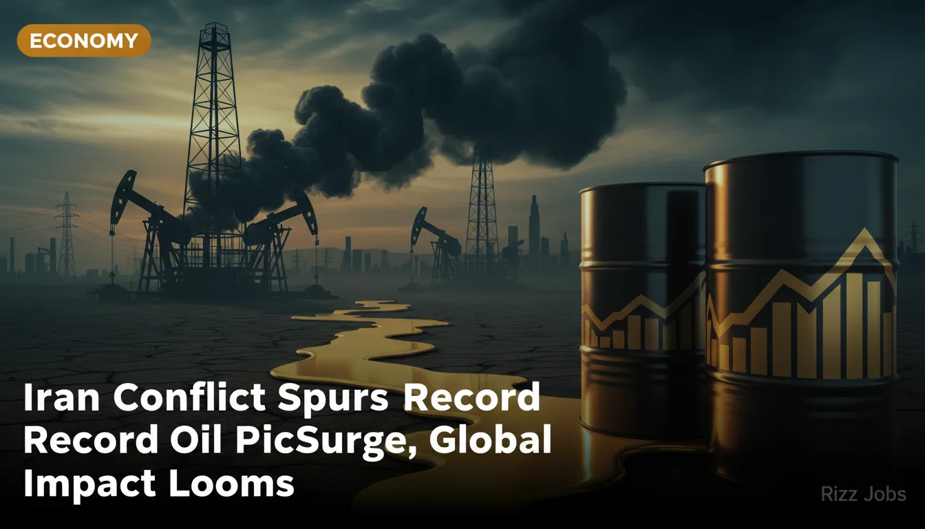 Iran Conflict Spurs Record Oil Price Surge, Global Impact Looms — Rizz Jobs