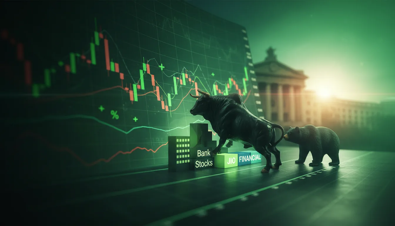 Jio Financial and Bank Stocks Lead Market Movements Today — Rizz Jobs