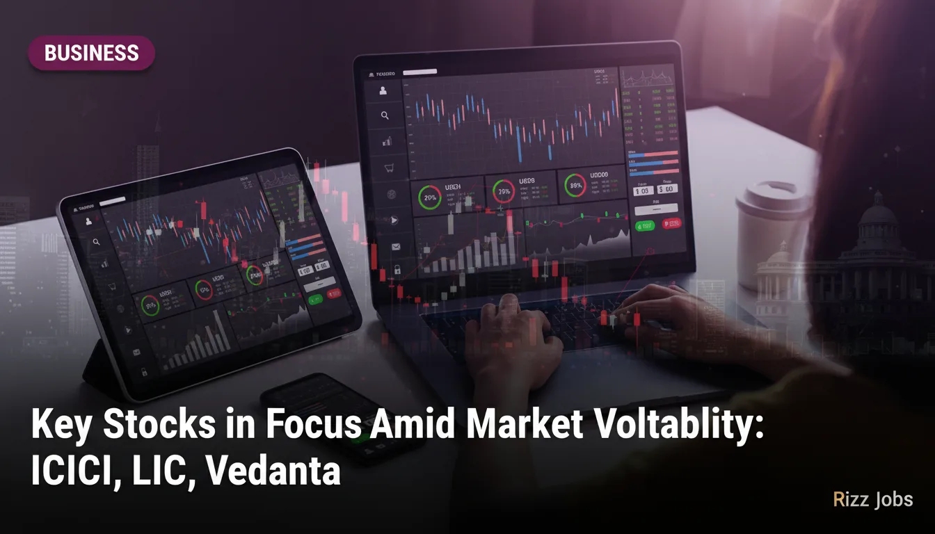 Key Stocks in Focus Amid Market Volatility: ICICI, LIC, Vedanta — Rizz Jobs