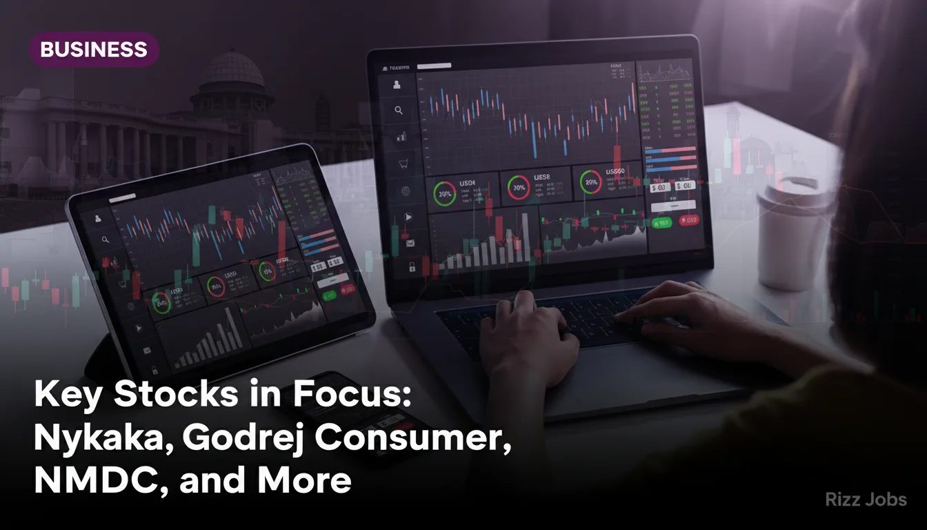 Key Stocks in Focus: Nykaa, Godrej Consumer, NMDC, and More — Rizz Jobs