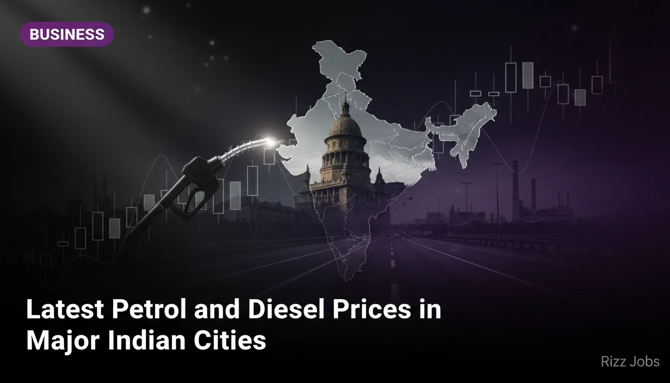 Latest Petrol and Diesel Prices in Major Indian Cities — Rizz Jobs