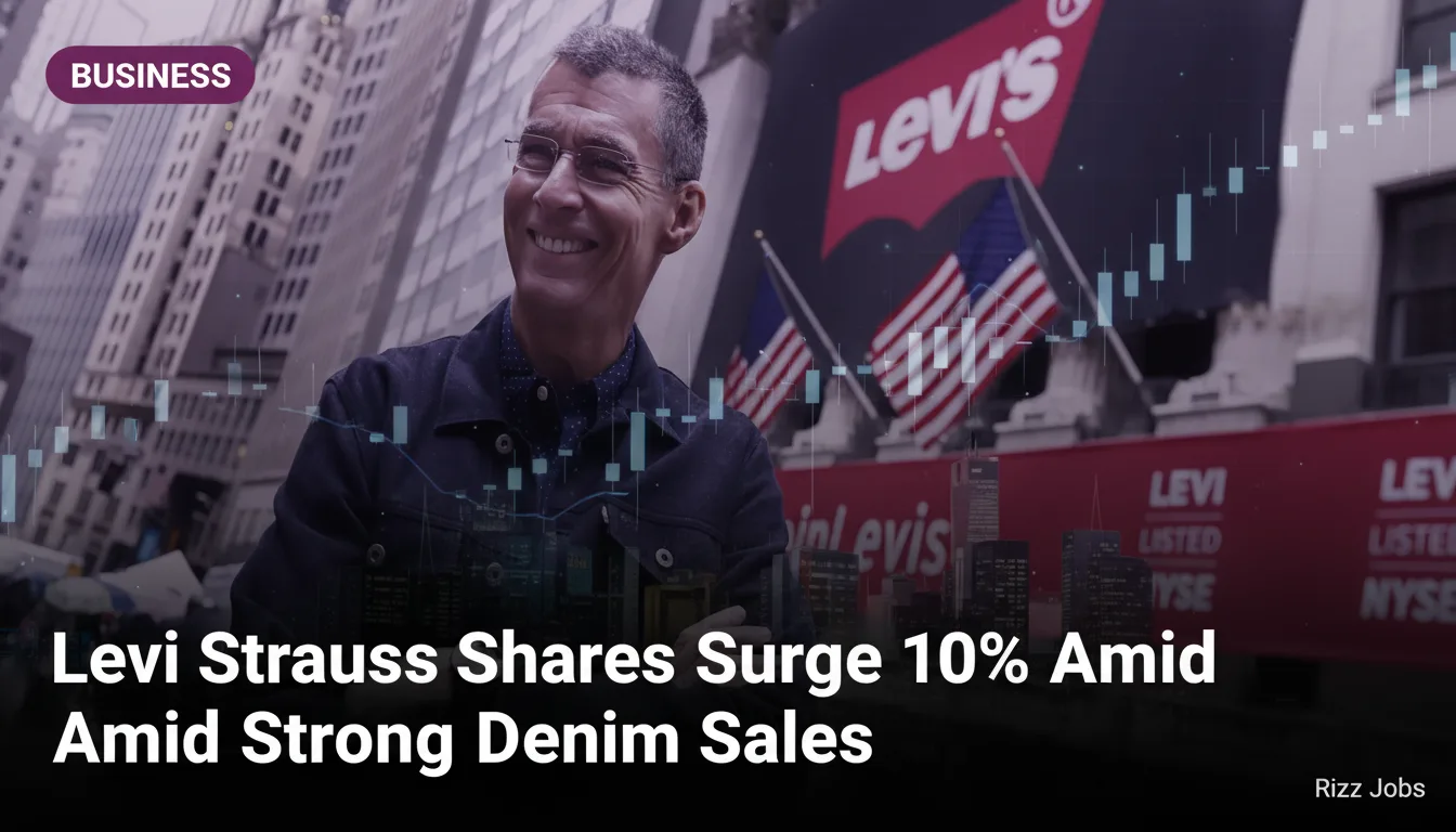 Levi Strauss Shares Surge 10% Amid Strong Denim Sales — Rizz Jobs
