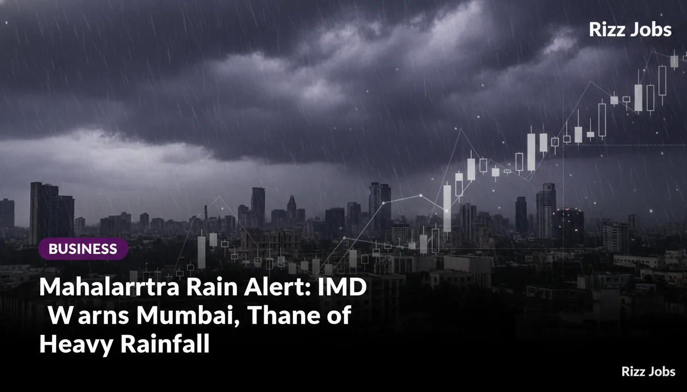 Maharashtra Rain Alert: IMD Warns Mumbai, Thane of Heavy Rainfall — Rizz Jobs