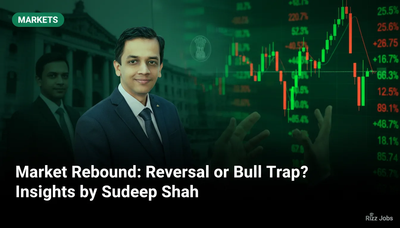 Market Rebound: Reversal or Bull Trap? Insights by Sudeep Shah — Rizz Jobs