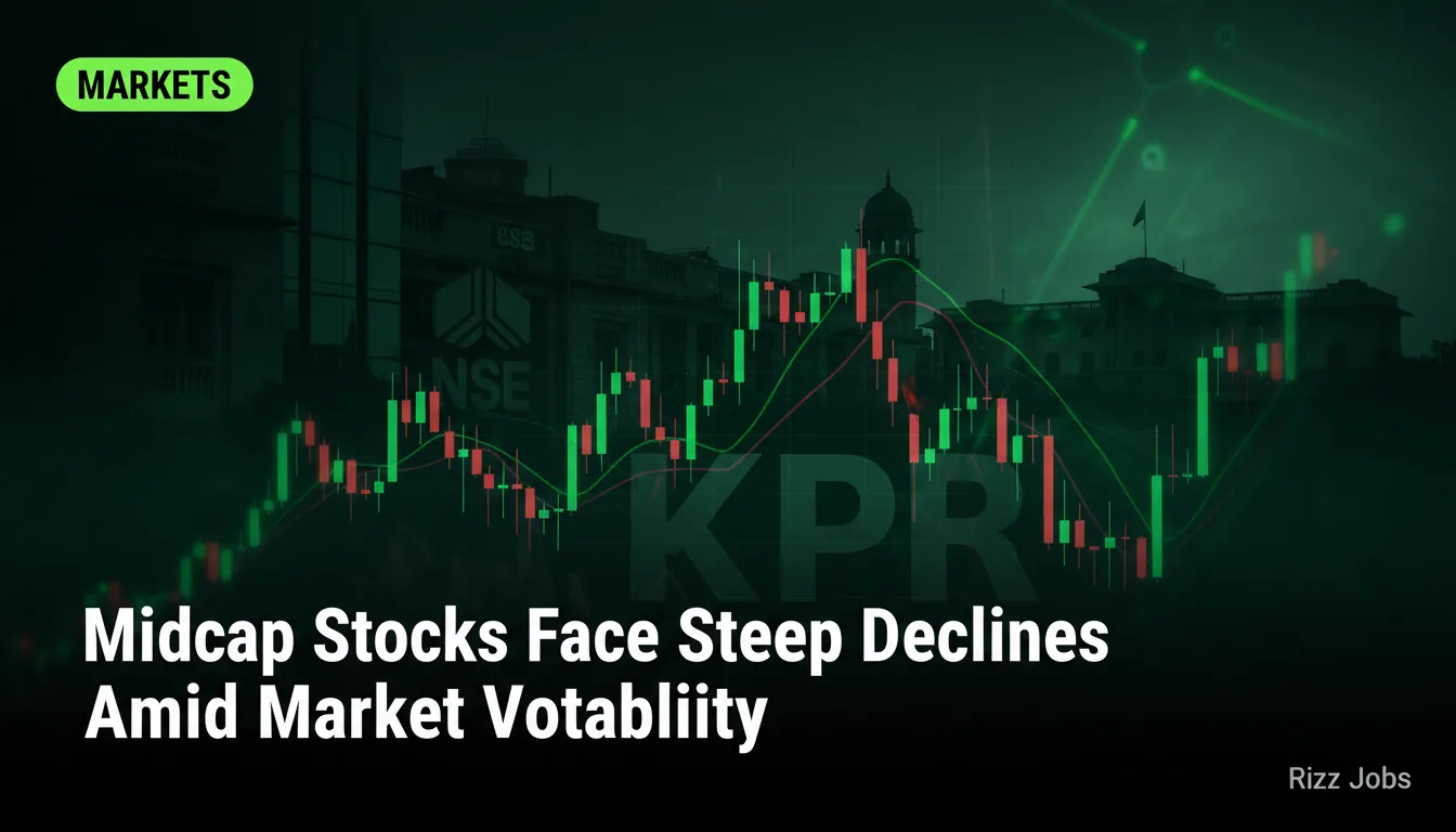 Midcap Stocks Face Steep Declines Amid Market Volatility — Rizz Jobs