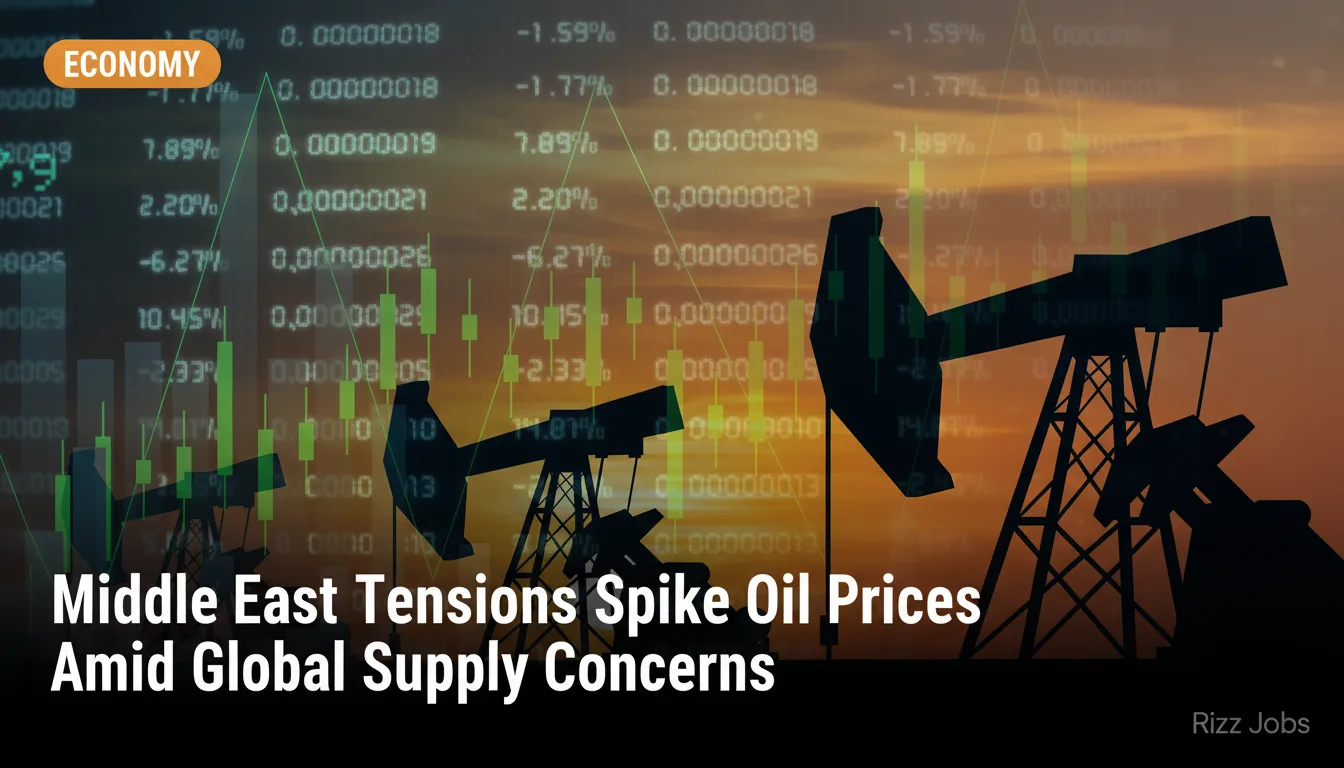 Middle East Tensions Spike Oil Prices Amid Global Supply Concerns — Rizz Jobs