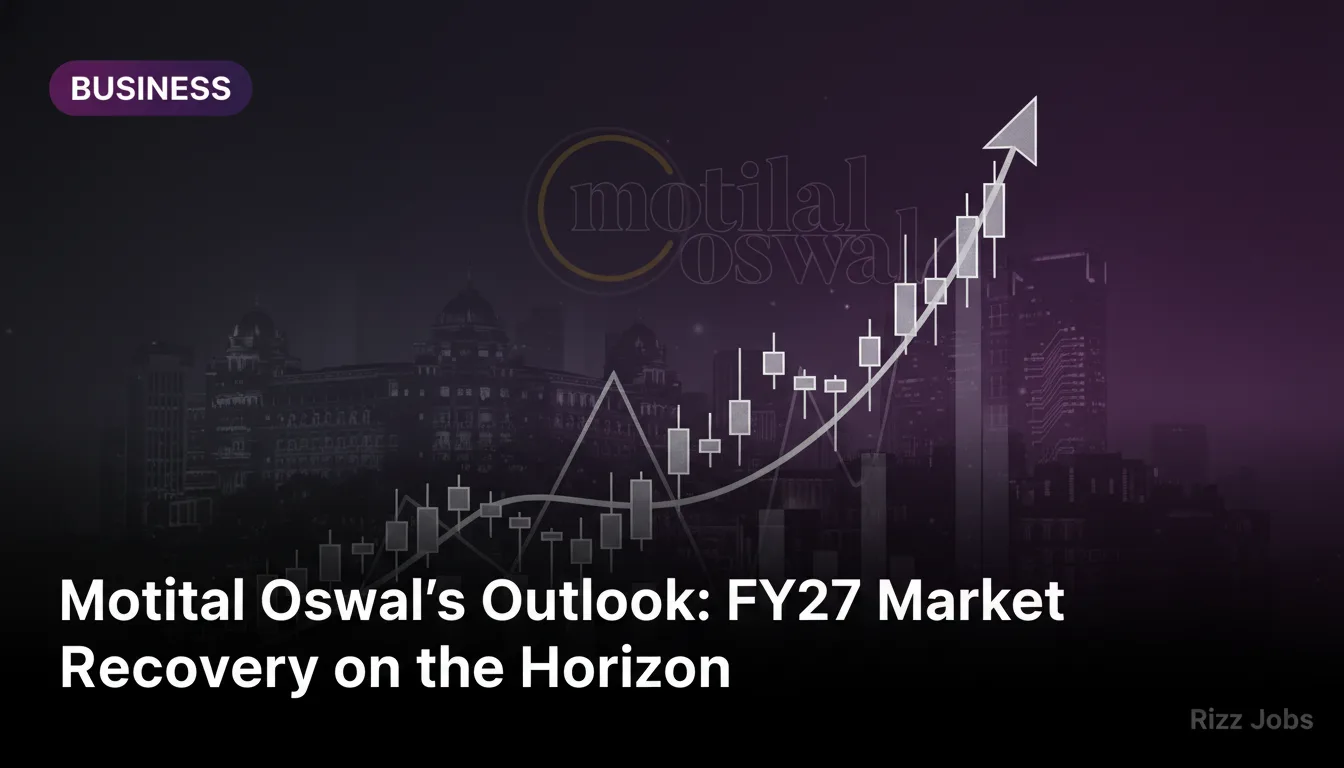Motilal Oswal's Outlook: FY27 Market Recovery on the Horizon — Rizz Jobs