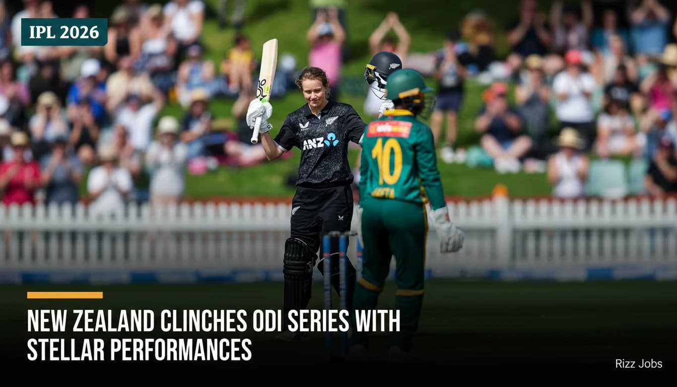New Zealand Clinches ODI Series with Stellar Performances — Rizz Jobs