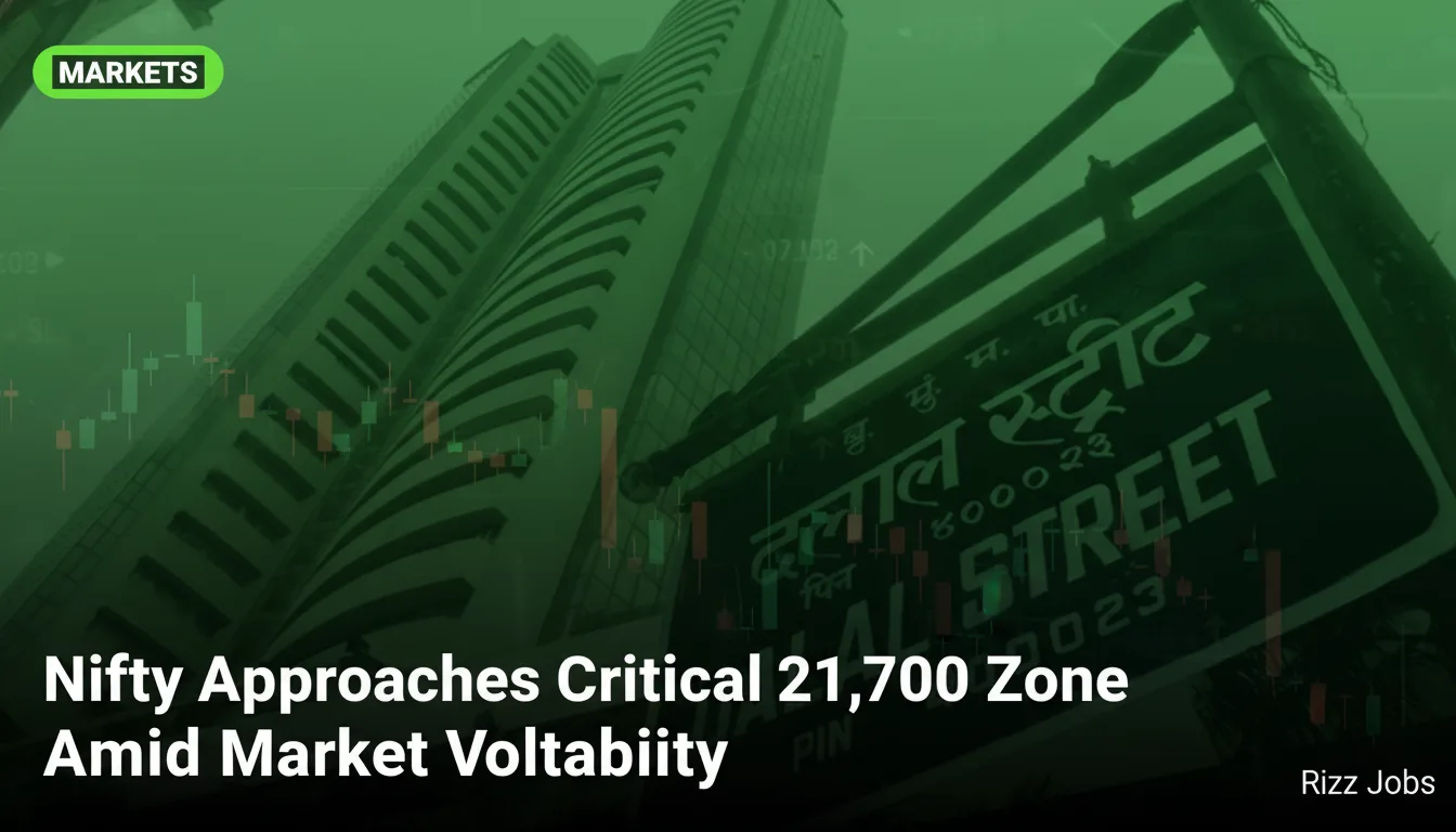 Nifty Approaches Critical 21,700 Zone Amid Market Volatility — Rizz Jobs