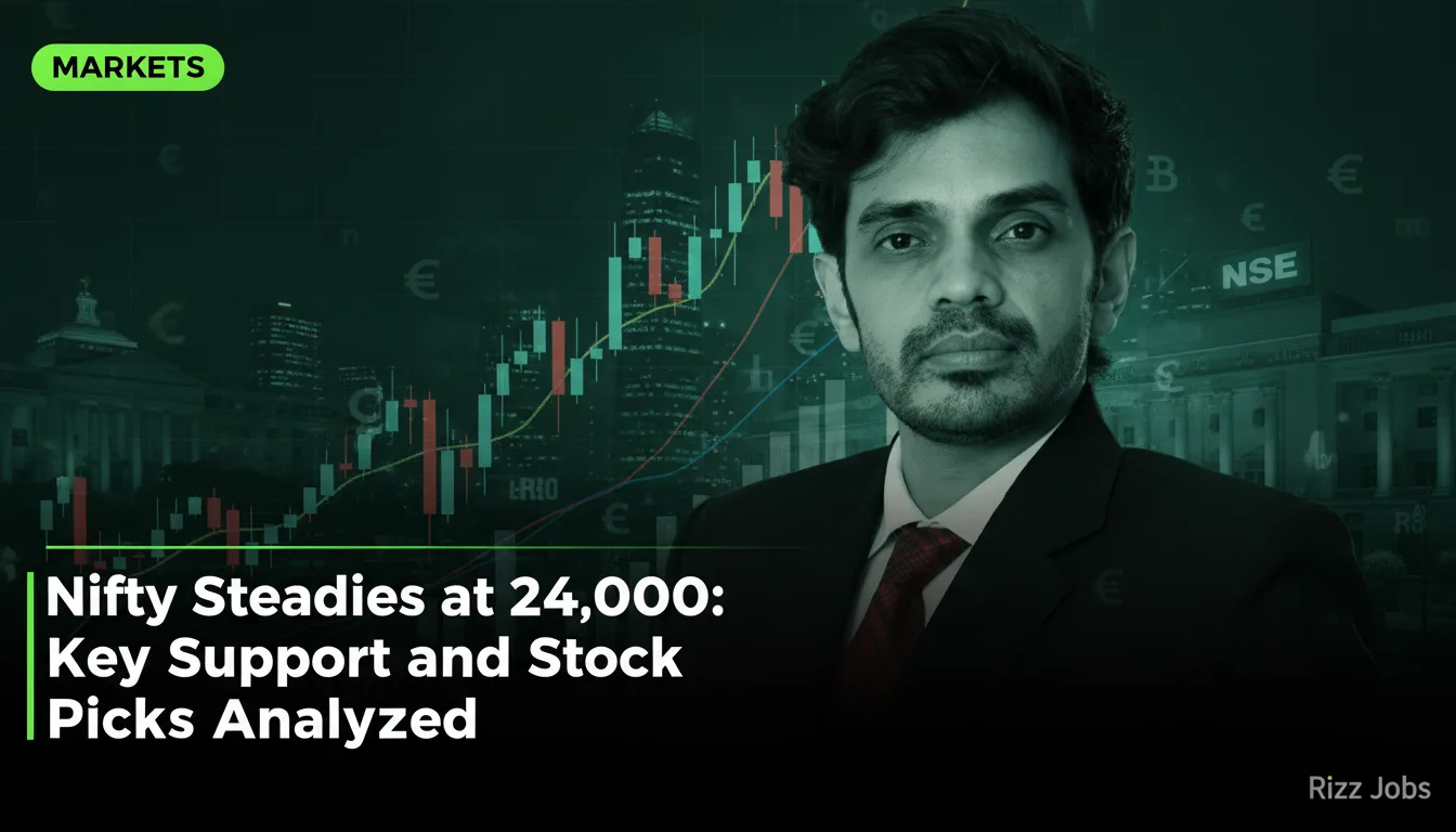 Nifty Steadies at 24,000: Key Support and Stock Picks Analyzed — Rizz Jobs