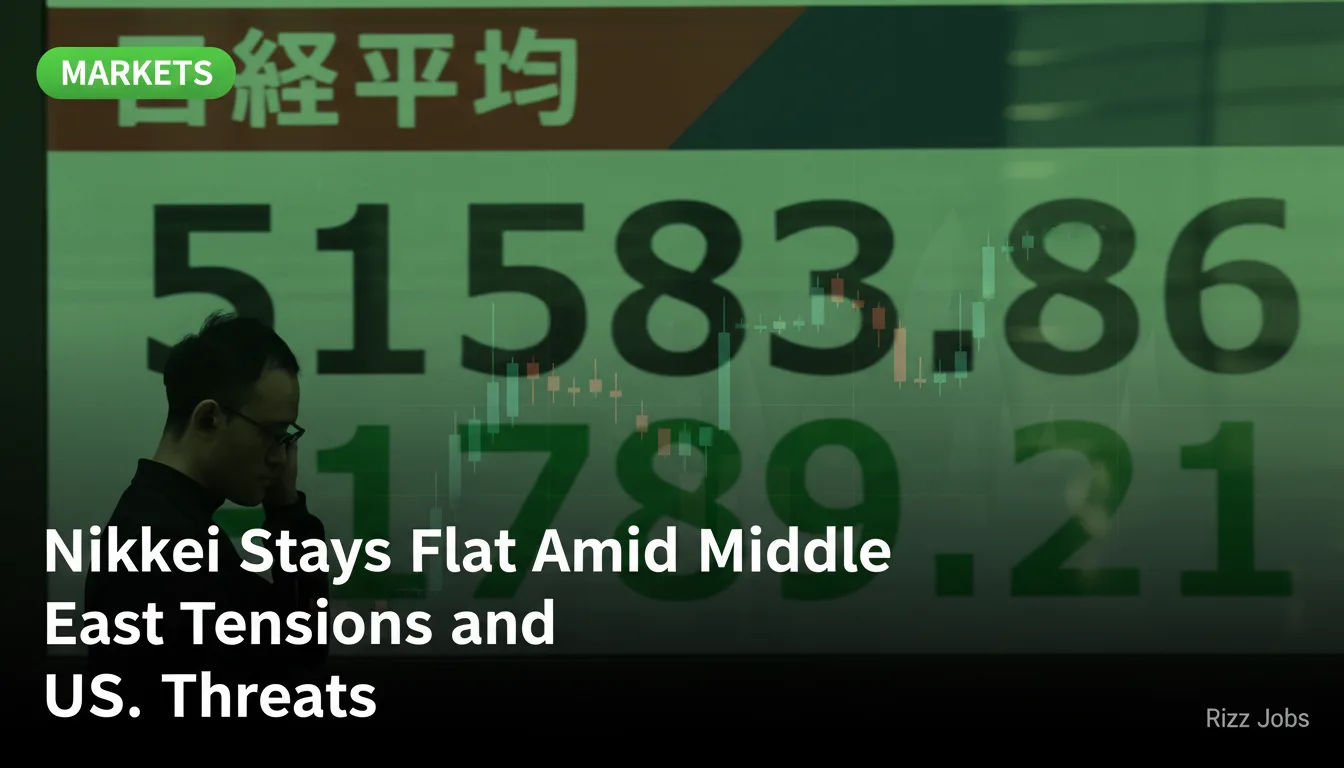 Nikkei Stays Flat Amid Middle East Tensions and U.S. Threats — Rizz Jobs