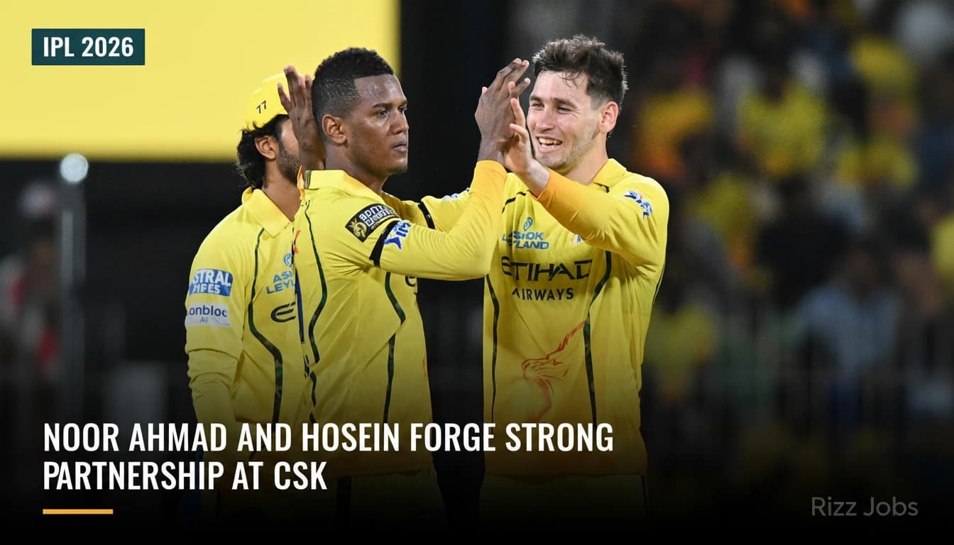 Noor Ahmad and Hosein Forge Strong Partnership at CSK — Rizz Jobs