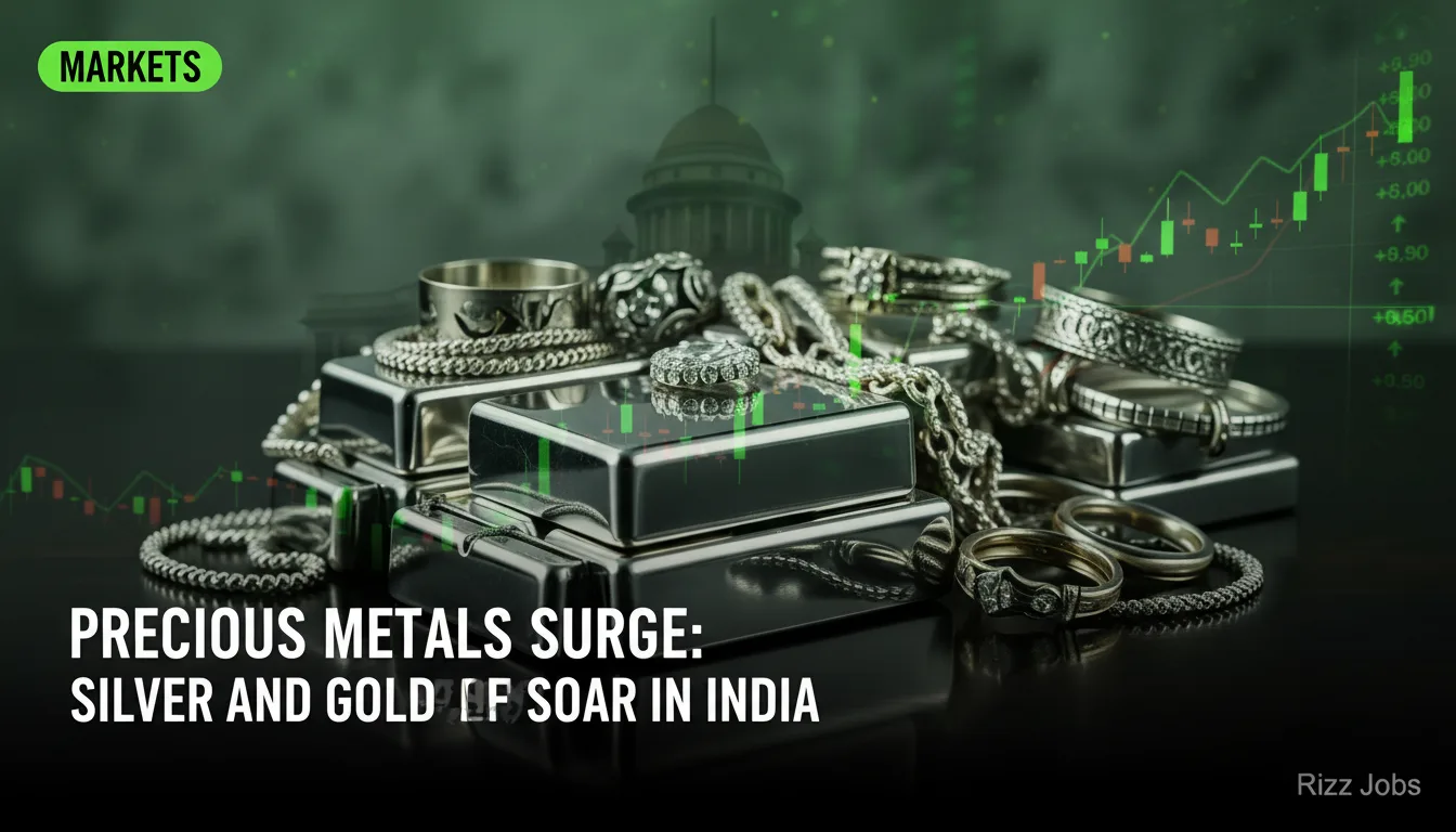 Precious Metals Surge: Silver and Gold Prices Soar in India — Rizz Jobs