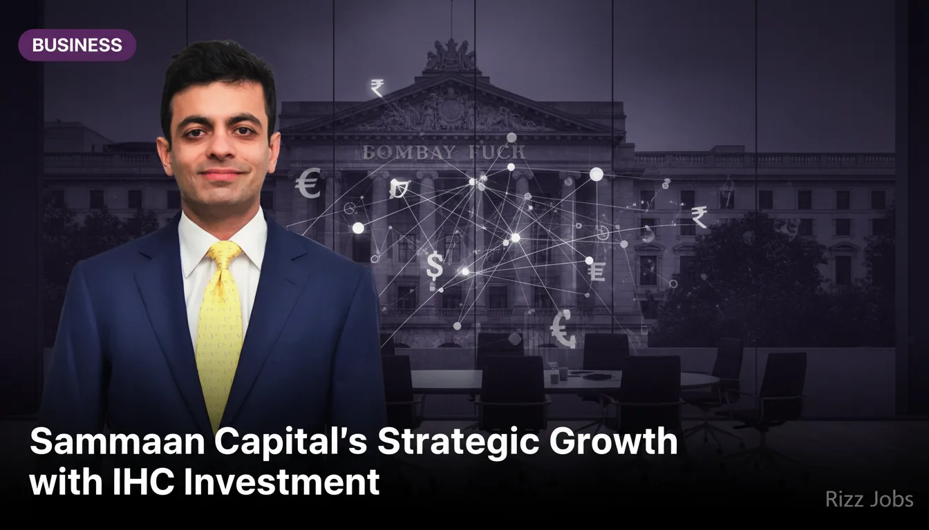Sammaan Capital's Strategic Growth with IHC Investment — Rizz Jobs