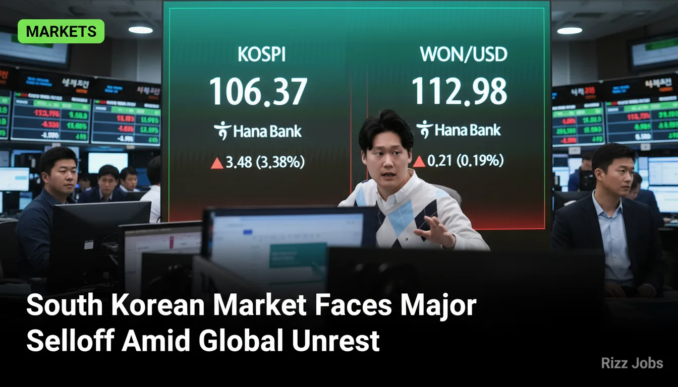 South Korean Market Faces Major Selloff Amid Global Unrest — Rizz Jobs
