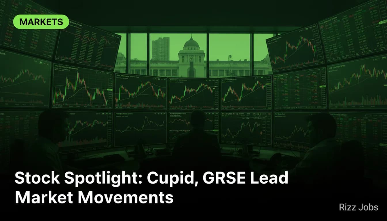 Stock Spotlight: Cupid, GRSE Lead Market Movements — Rizz Jobs