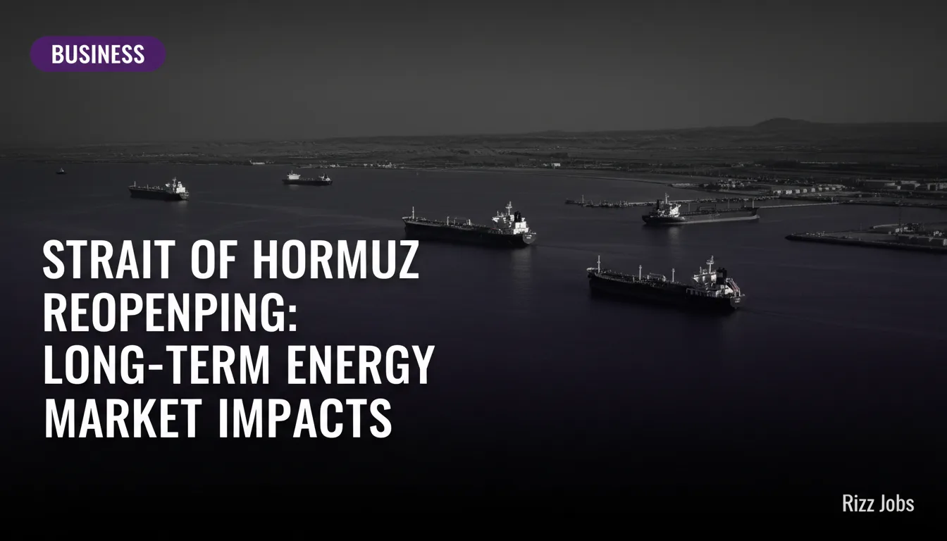Strait of Hormuz Reopening: Long-Term Energy Market Impacts — Rizz Jobs