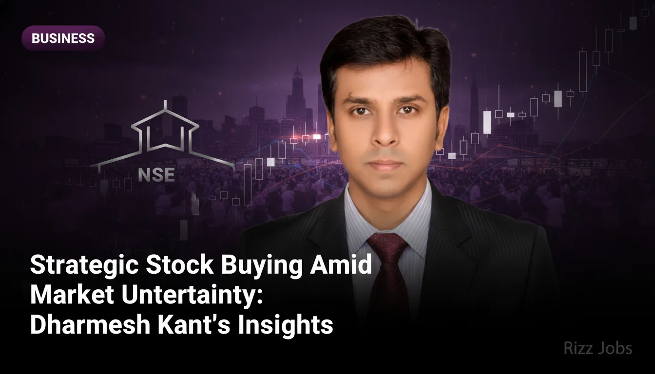 Strategic Stock Buying Amid Market Uncertainty: Dharmesh Kant's Insights — Rizz Jobs