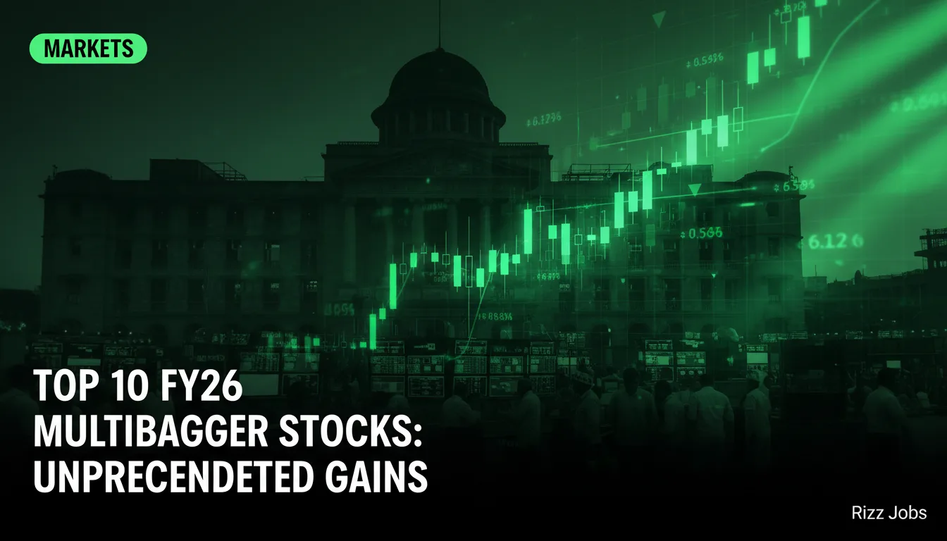 Top 10 FY26 Multibagger Stocks: Unprecedented Gains — Rizz Jobs
