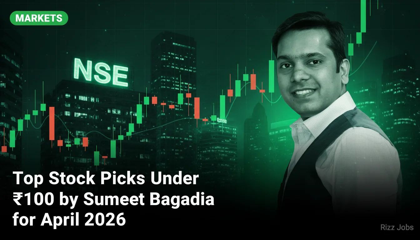 Top Stock Picks Under ₹100 by Sumeet Bagadia for April 2026 — Rizz Jobs