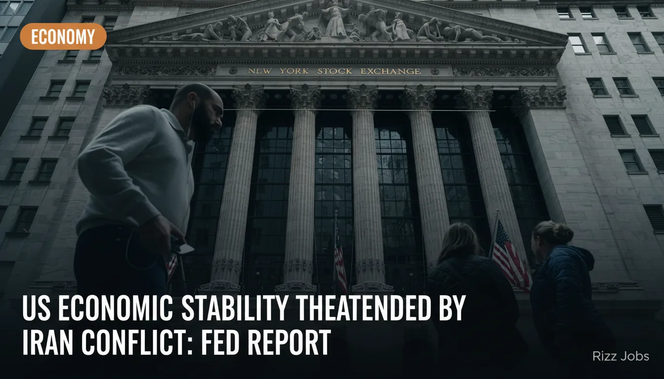 US Economic Stability Threatened by Iran Conflict: Fed Report — Rizz Jobs