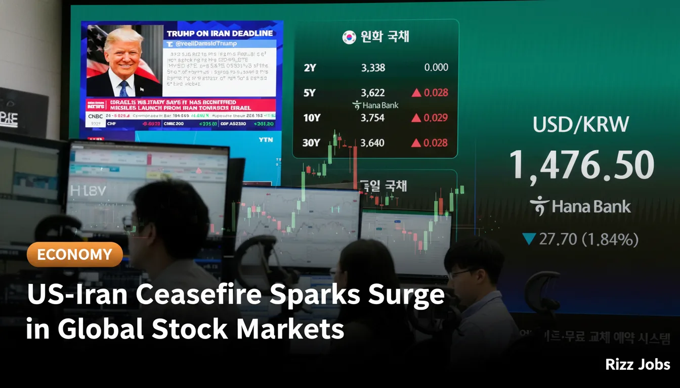 US-Iran Ceasefire Sparks Surge in Global Stock Markets — Rizz Jobs