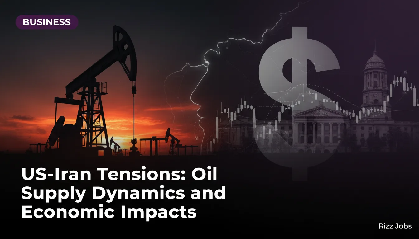 US-Iran Tensions: Oil Supply Dynamics and Economic Impacts — Rizz Jobs