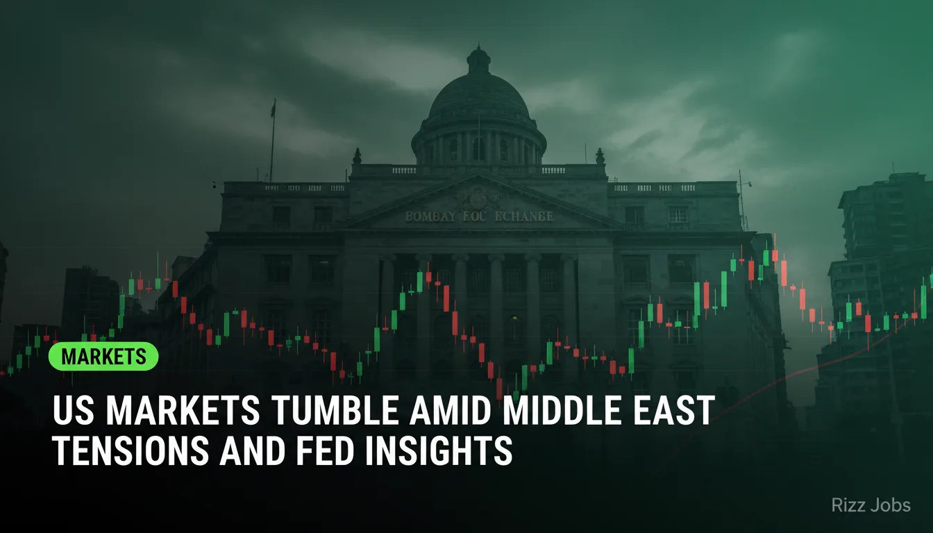 US Markets Tumble Amid Middle East Tensions and Fed Insights — Rizz Jobs