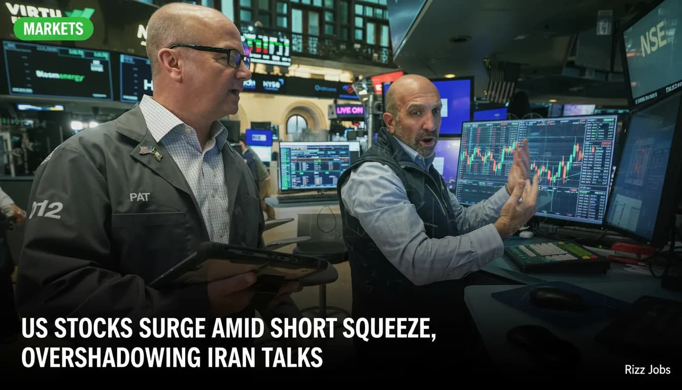 US Stocks Surge Amid Short Squeeze, Overshadowing Iran Talks — Rizz Jobs