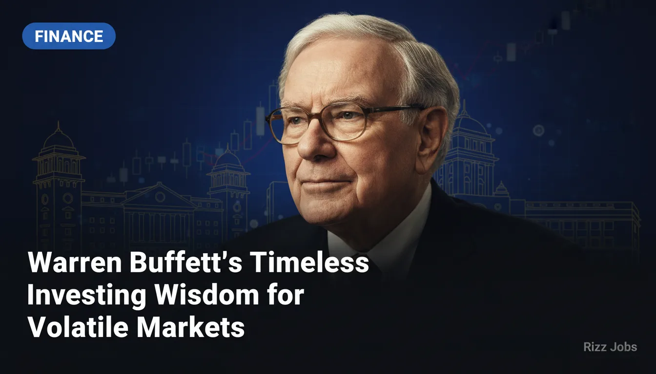Warren Buffett's Timeless Investing Wisdom for Volatile Markets — Rizz Jobs