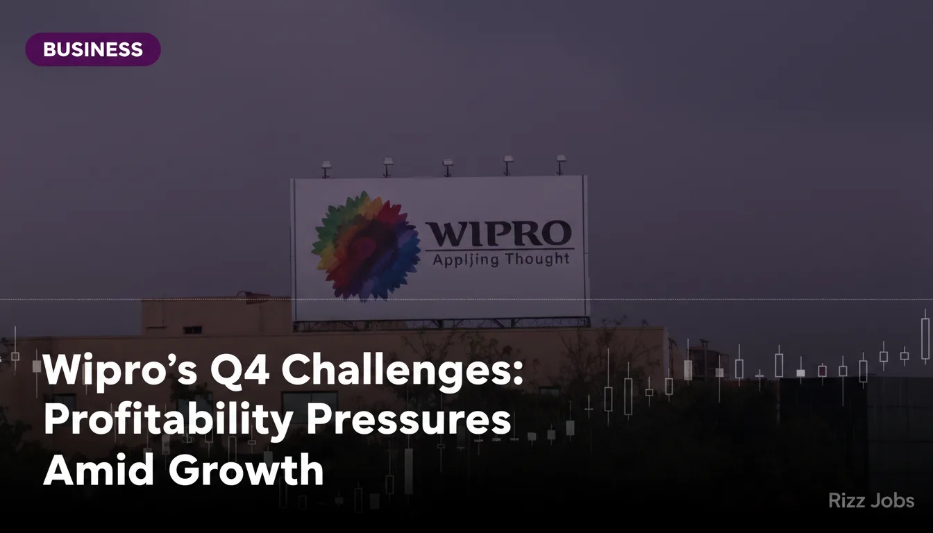 Wipro's Q4 Challenges: Profitability Pressures Amid Growth — Rizz Jobs